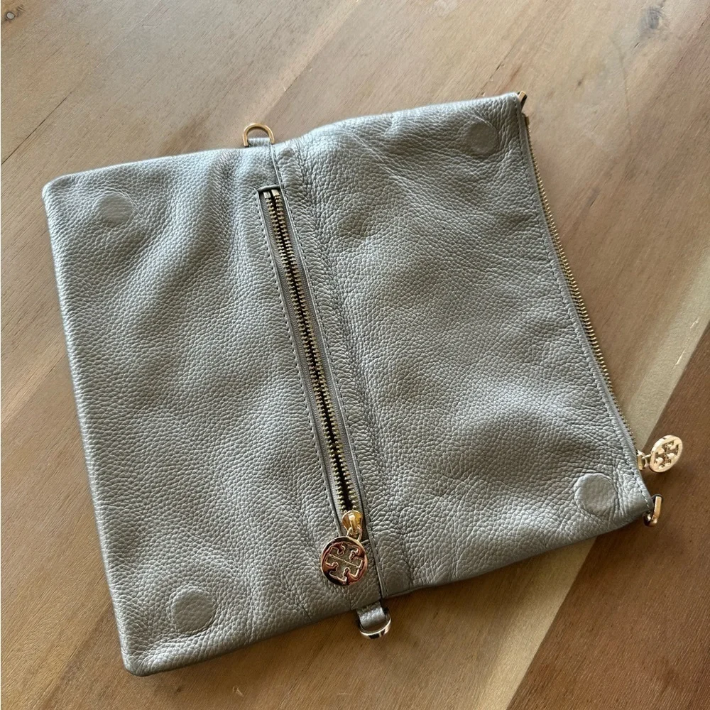 Tory Burch Metallic Clutch